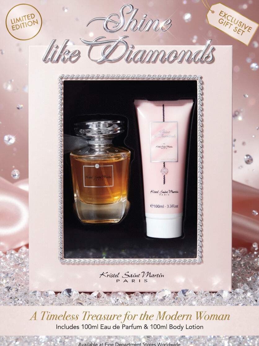 Shine Like Diamonds Perfume FOR WOMEN Gift Set 100 Ml. / 3.3 Fl.oz.