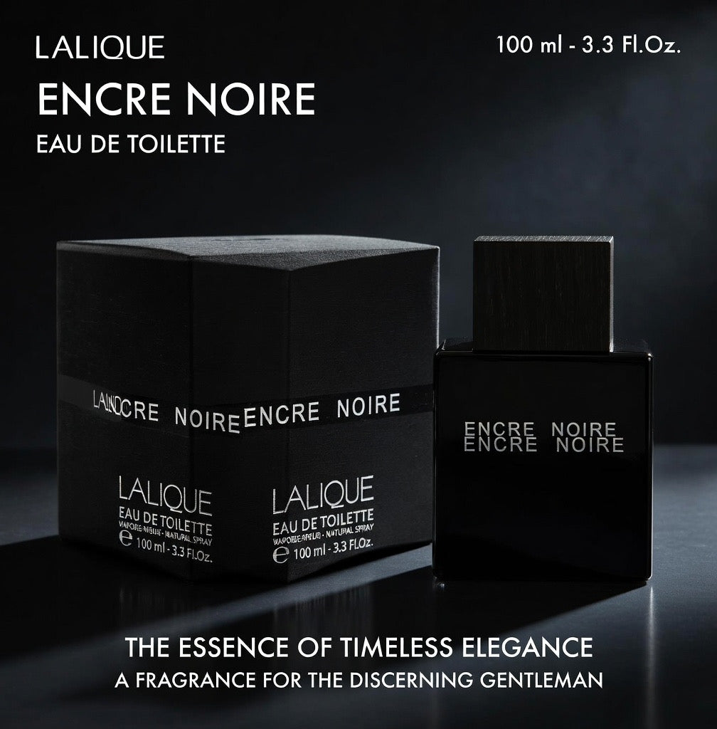 Encre Noire by Lalique for Men - 3.3 oz EDT Spray