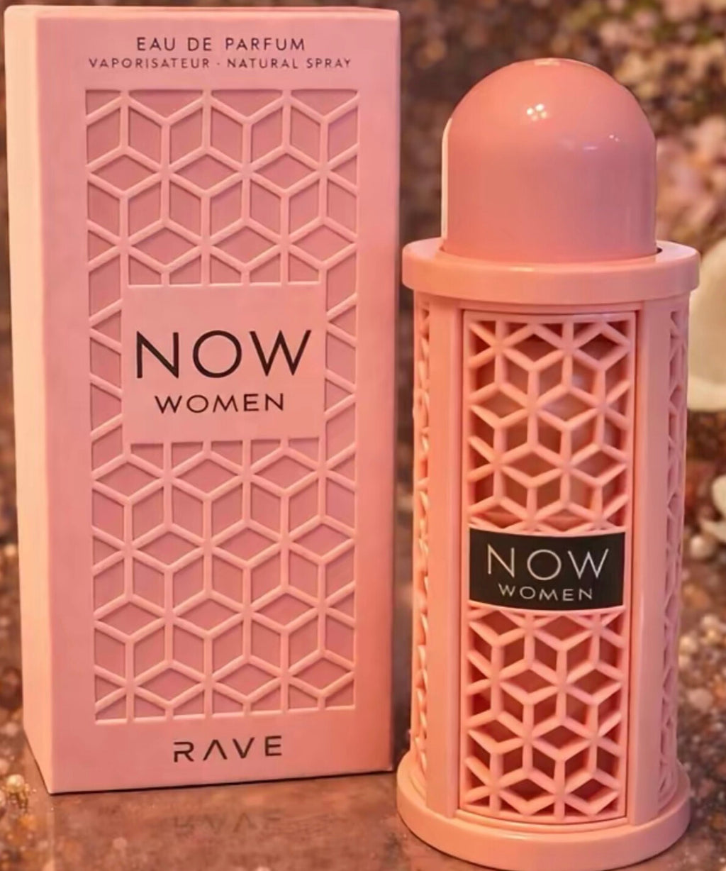 NOW Women Eau de Parfum 100ml by RAVE - Long Lasting Sweet Perfume for Women