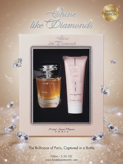 Shine Like Diamonds Perfume FOR WOMEN Gift Set 100 Ml. / 3.3 Fl.oz.